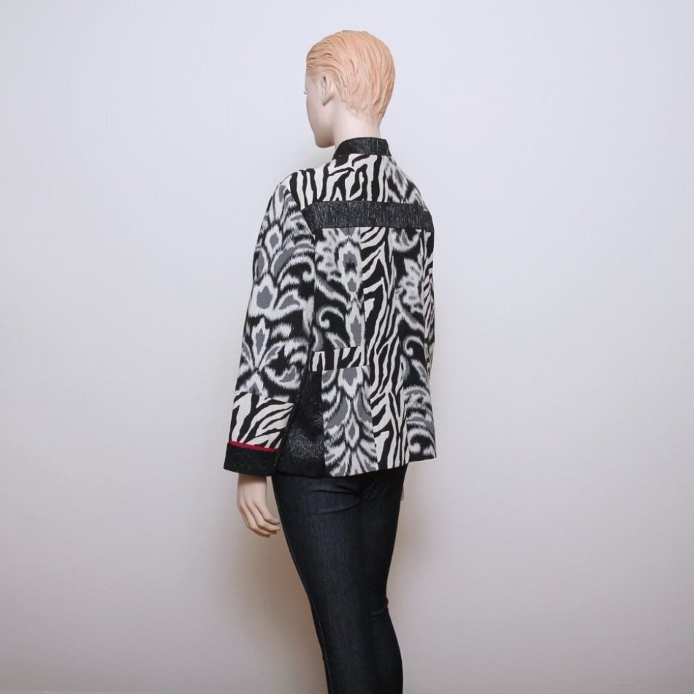 Chico's Patchwork Animal Print Jacket - image 2